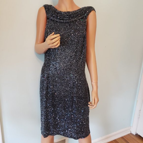 NWOT RIAZEE BOUTIQUE Stunning heavily beaded, fully lined Formal Dress. - Picture 12 of 17